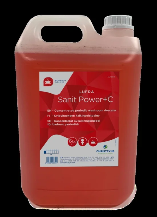 Препарати за почистване на бани и WC LUFRA SANIT POWER +C